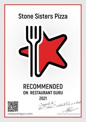 Image of Restaurant Guru award.